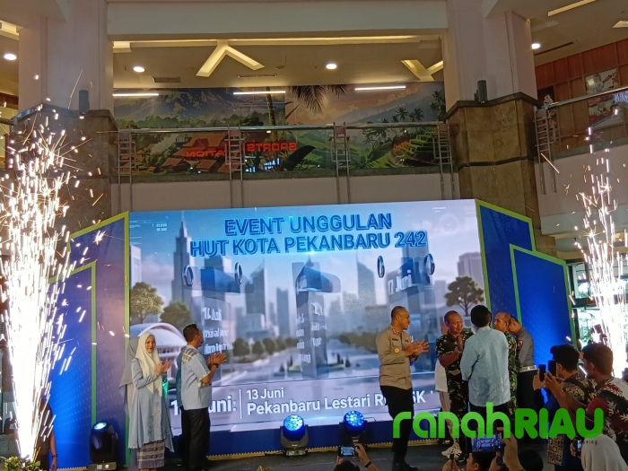 Wako Agung Luncurkan logo HUT Pekanbaru ke-242, Usung Tema Pekanbaru Kolaboraksi
