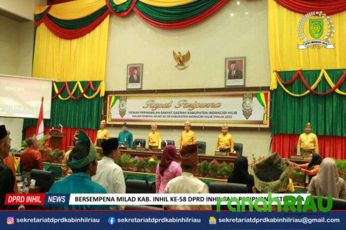 Sempena Milad Inhil ke 58, DPRD Inhil Gelar Sidang Paripurna Istimewa