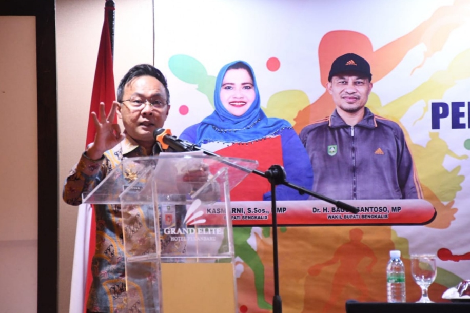 Disparbudpora Gelar FGD, Sekdakab Bengkalis Pinta Wujudkan SDM Terukur dan Terarah