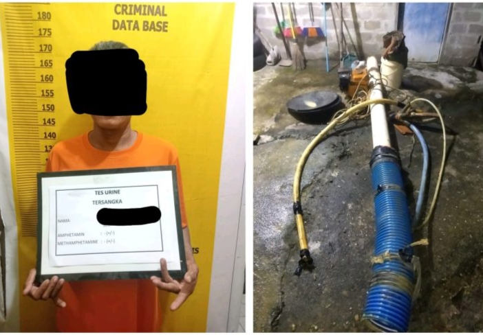 Satu Orang Pelaku PETI di Desa Kasang Limau Sundai Ditangkap, yang Lain Kabur..!