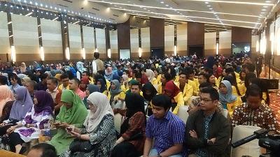 Materi Hermawan Gelorakan Semangat Entepreneur Ribuan Mahasiswa se-Pekanbaru