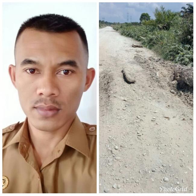 Tidak ada Kontribusi, Masyarakat Sumber jaya tutup jalan akses BOB Siak Pusako