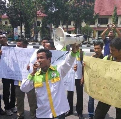 Tidak Main-main, Jefrizal Centai Siapkan  ribuan Massa untuk Blokade Kantor Bupati Meranti
