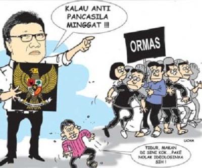 Tjahjo Kumolo, Kepala Daerah Harus Tegas tindak Ormas yang anti-Pancasila