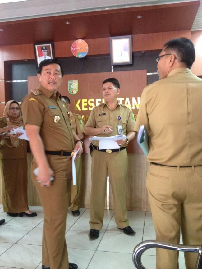 Pastikan Pelayanan Publik Baik, Wabup Kuansing Tinjau Langsung OPD