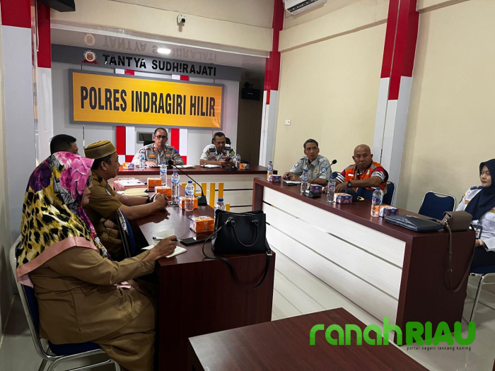 Bahas Sekolah Percontohan, Polres Inhil gelar Rakor bersama para Stakeholder