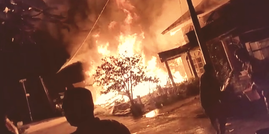 Inhil Berduka, Rumah Warga Ludes Terbakar dan ada 1 Korban Jiwa