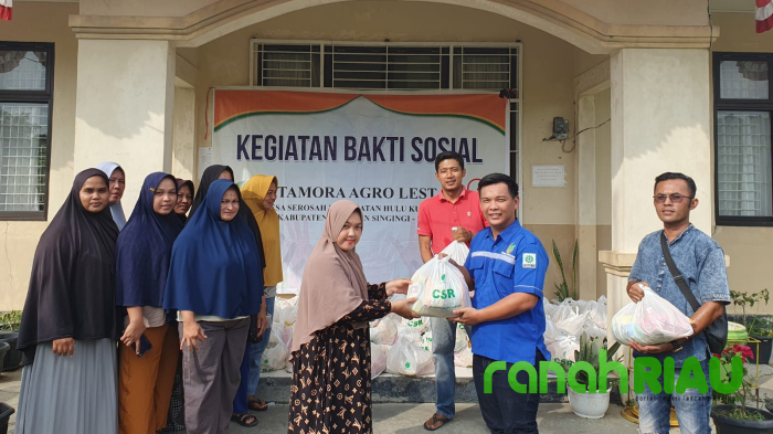 PT. TAL Salurkan 2 Ton Beras Termasuk Minyak Goreng dan Gula Pasir Untuk Masyarakat