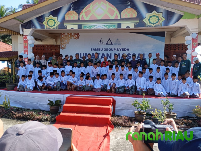 Bekerjasama dengan YBDA, Sambu Group sponsori Acara Sunatan Massal di Kuala Kampar
