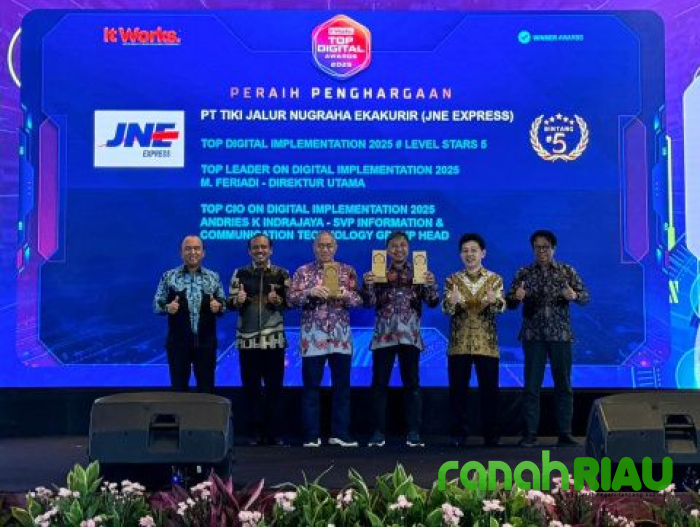 Inovasi digital Mengantar JNE Raih tiga Penghargaan Nasional