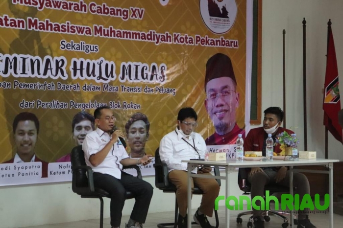 Angkat Seminar tentang Blok Rokan, undang Petinggi SKK Migas dan FKPMR