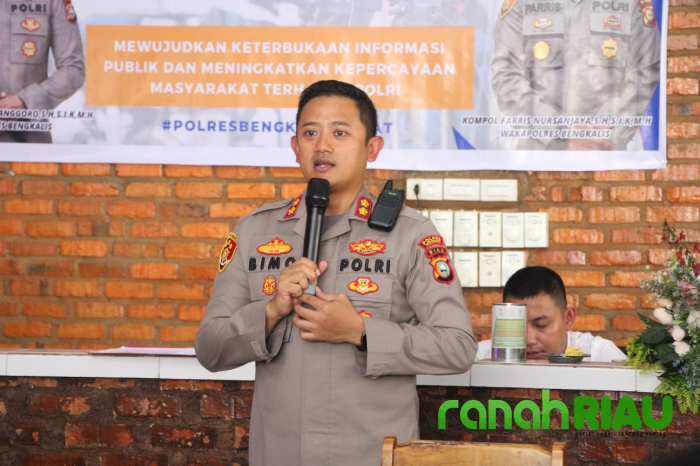 Dihadiri Wabup, Kapolres Bengkalis Gelar Silaturahmi Bersama Insan Pers