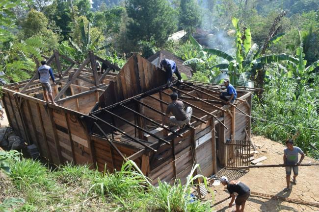 Sasaran RTLH Berada di Lereng Dataran Tinggi