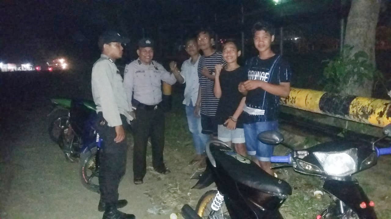 Puluhan Sepeda Motor  Terjaring Razia Polres Kampar