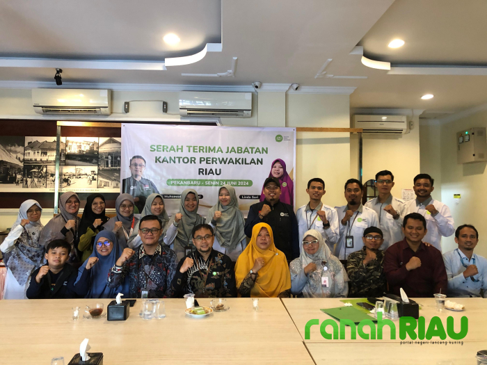 Serah terima Jabatan dan Pisah Sambut Kepala IZI Perwakilan Riau