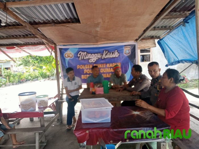 Polsek Bukit Kapur Laksanakan Giat Minggu Kasih Di RT 12 Kelurahan Bagan Besar