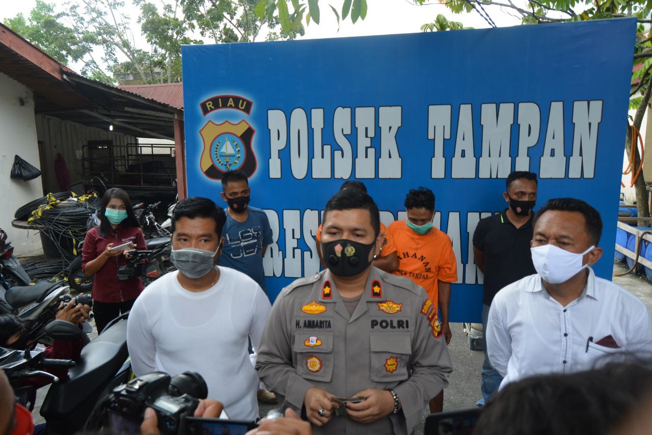 Pelaku Curas Yang Tewaskan Korban IRT Berhasil Digulung Polisi Polsek Tampan