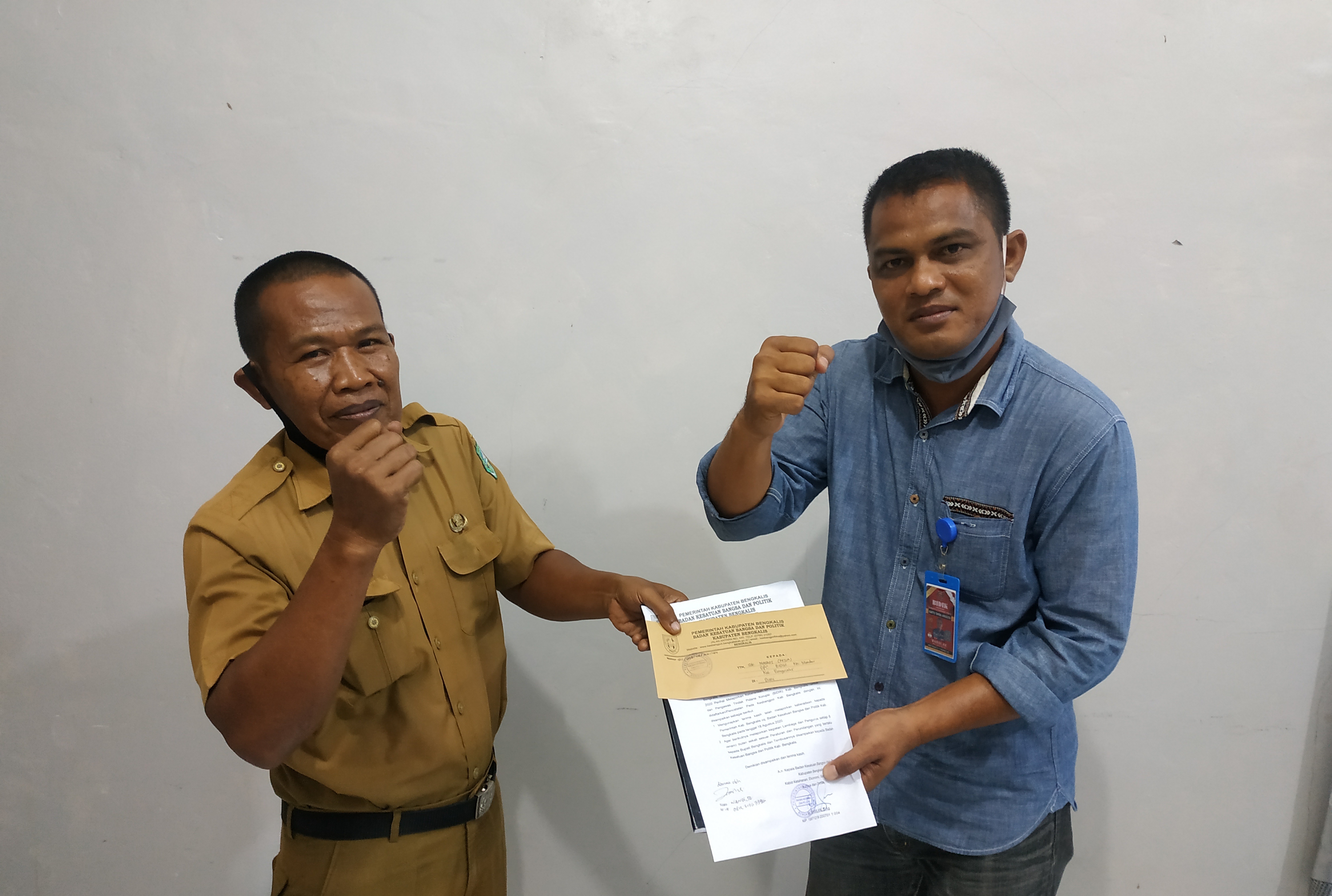 Ormas BIDIK Resmi Mendaftarkan Legalitasnya ke Kesbangpol Bengkalis