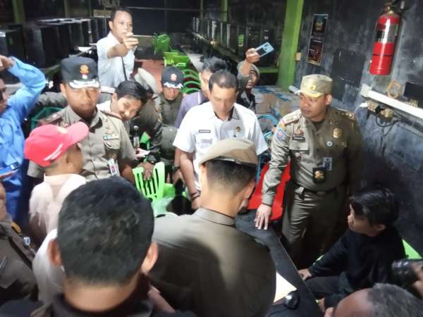 Kasatpol PP Pekanbaru  Pastikan Alpha Gaming Disegel Permanen