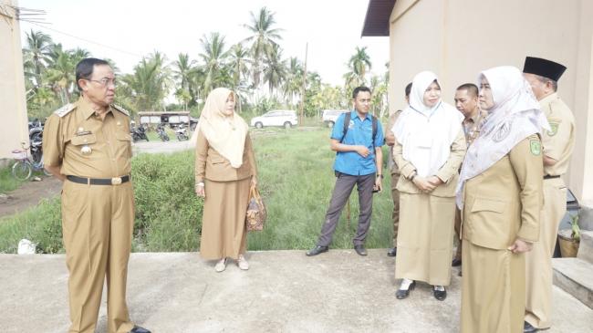 Bupati Pantau Pelaksanaan UNBK Jenjang SMP