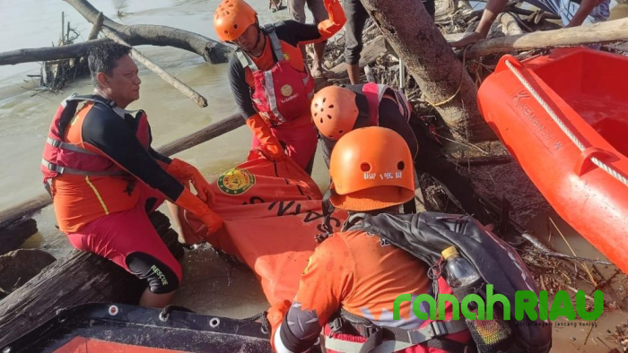 Pencarian Korban tenggelam di Sungai Teso ditutup, Korban ditemukan dalam keadaan Meninggal dunia