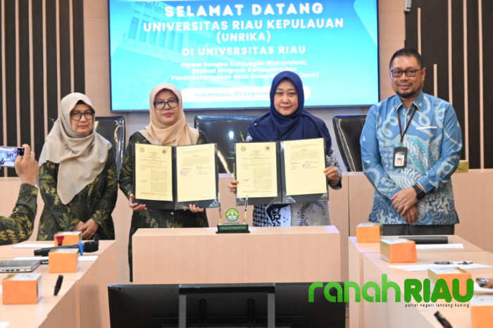 UNRI dan UNRIKA resmi gelar Kerjasama Strategis untuk Peningkatan Pendidikan, Pemelitian dan LPM