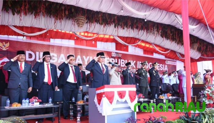 Wakil Ketua III DPRD Bengkalis Hadiri Upacara Detik Detik Proklamasi