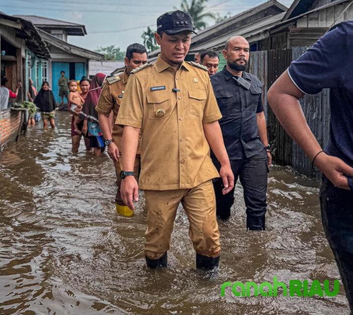 Box Culvert dibuka, Aliran Air di Titik Rawan Banjir Pekanbaru kembali Normal