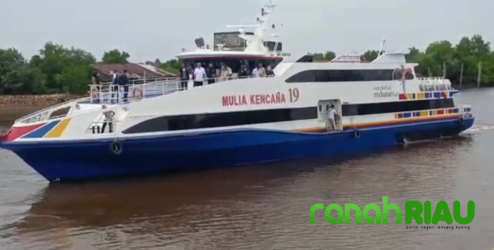 Pelabuhan BSSR Kembali Beroperasi, Bupati Bengkalis Resmikan Pelayaran Perdana Tujuan Malaka