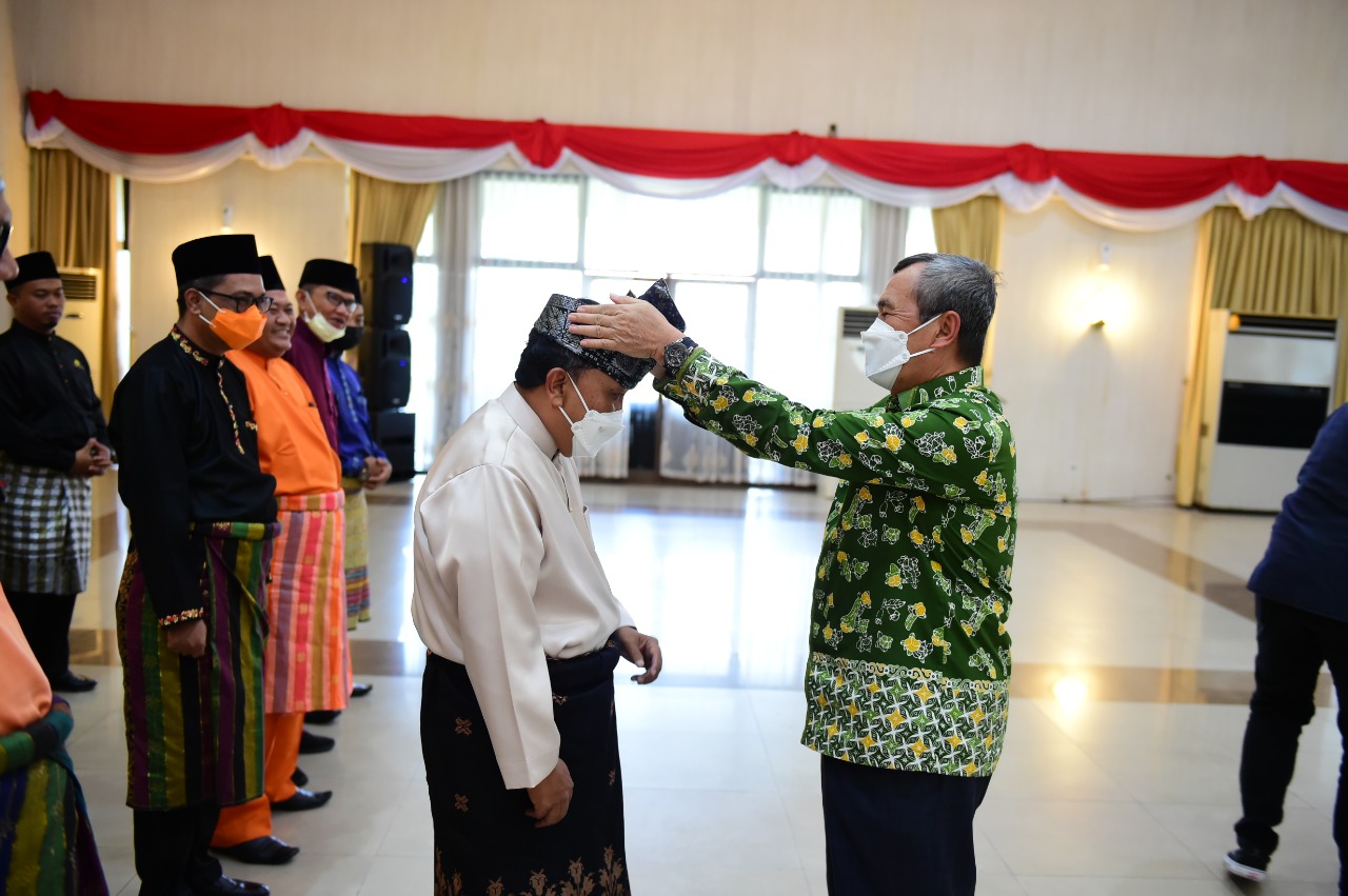 Pengurus Permaskab Meranti resmi dikukuhkan Gubernur Riau hari ini di Balai Serindit