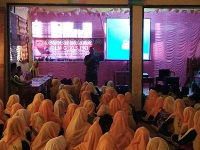 Seru Banget.. Nobar Film PKI, Para Pelajar Antusias, Komandan Koramilpun Apresiasi