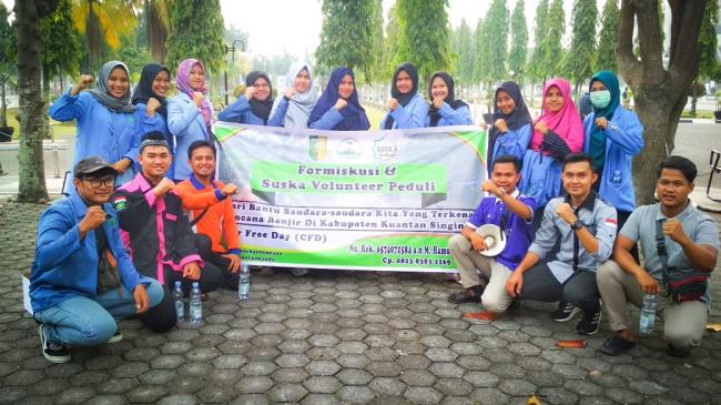 FORMISKUSI Pekanbaru peduli korban banjir bandang