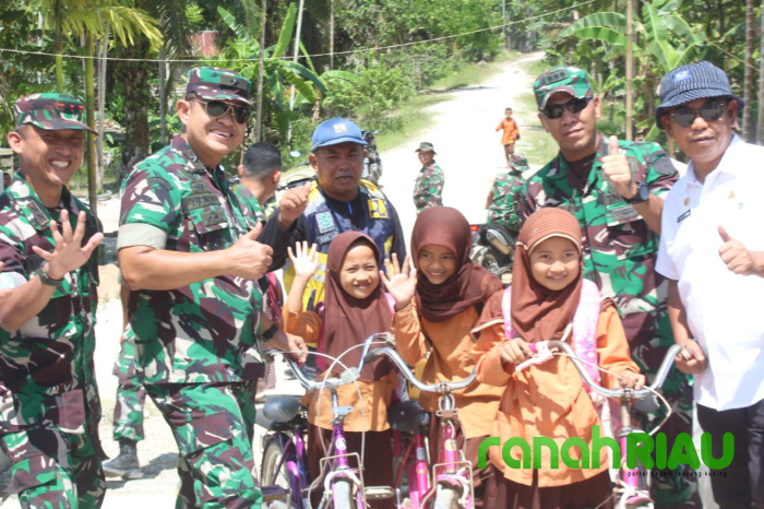 Tim Wasev Mabes TNI AD Tinjau TMMD 116 Kodim Inhil