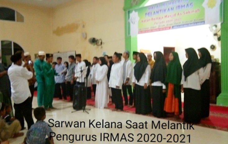 Sarwan kelana resmi Lantik Kepengurusan IRMAS Kualu