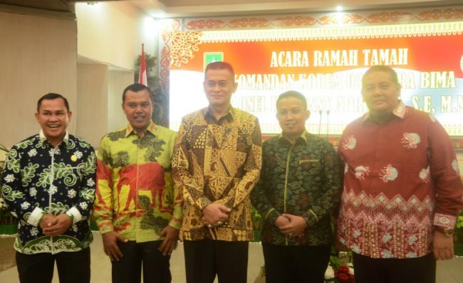 Asisten II Setda Inhil Hadiri Ramah Tamah Bersama Dandrem 031/Wira Bima