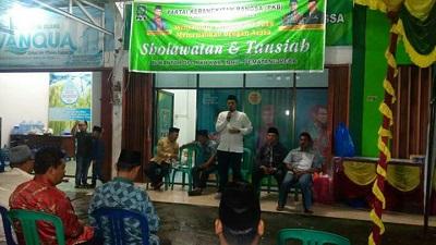 Meski Hujan, PKB Inhu Kumandang Sholawat Semarakan Malam Pergantian Tahun