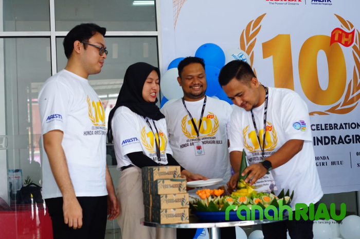Satu Dekade Mengaspal di Bumi Indragiri, Honda Arista Inhu Rayakan 10 Tahun Layanan Penuh Cinta