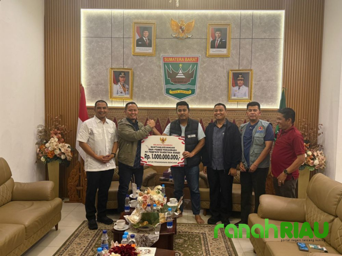 Setelah Sumut dan Aceh, Agung Nugroho salurkan 1,5 M untuk Sumatera Barat
