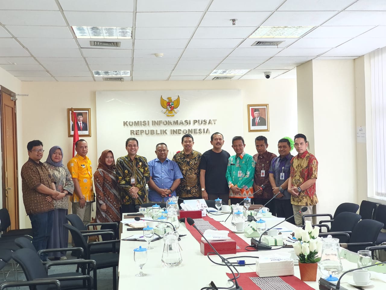 Pemkab Kampar dan KI Riau Koordinasi ke KI Pusat Mantabkan Persiapan Hari KIN 2020 di Kampar