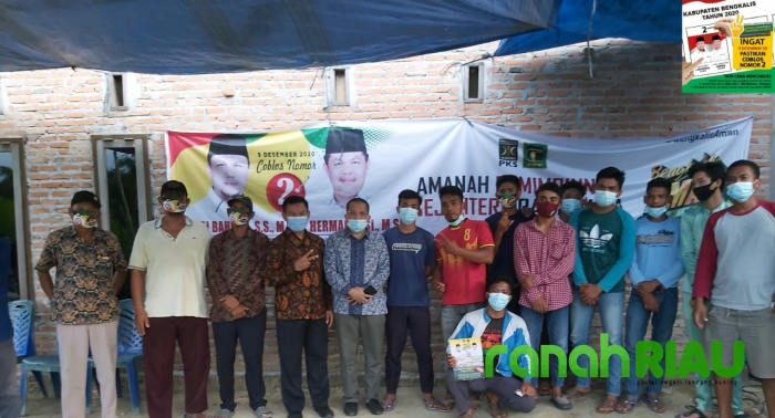 H. Adri Sapu Bersih Desa Petani Menangkan Pasangan AMAN