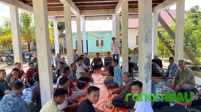 Seluruh Elemen Masyarakat Cipang Raya tolak Tegas Proyek Waduk Usulan Bupati Rohul