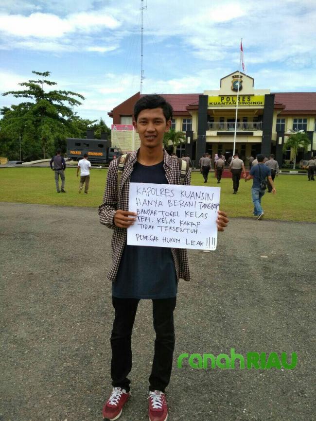 FMPK Minta Polres Kuansing Untuk Tegas Sikat Prostistusi dan Perjudian, Teri Ditangkap, Kakap Tidak.
