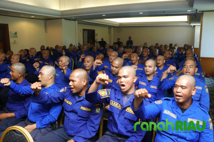 Pertama di Indonesia, Pelatihan Damkar I dilaksanakan di Kabupaten Kampar