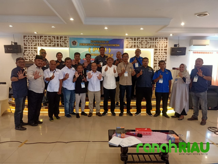 Konferensi VII PWI Rohil daulatkan Masrul Gusti sebagai Ketua terpilih