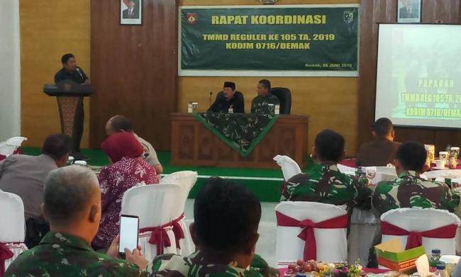 Gelar Rakor, Berharap TMMD Reguler "Kalikondang" Optimal