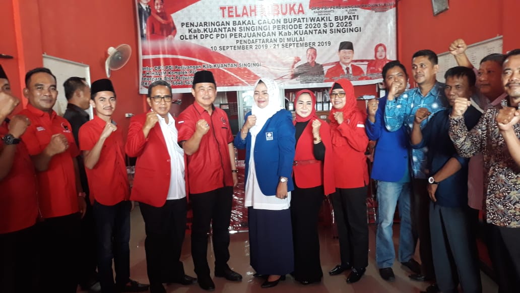 Halim-Komperensi Lebih Awal Gelar Deklarasi Pasangan Pilkada Kuansing 2020