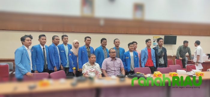 Fokus Pada Karhutla, PC PMII Kota Pekanbaru Sambangi Komisi 1 DPRD Riau
