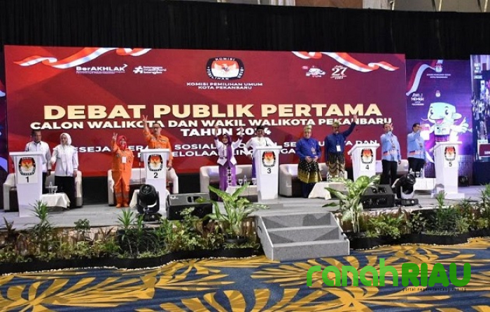 Hadiri Debat Publik Pilkada Kota Pekanbaru, T Azwendi Fajri: Momentum Demokrasi Dimulai 