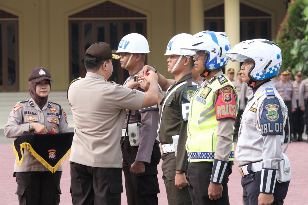 Polda Banten Gelar apel pasukan Operasi Lilin Kalimaya