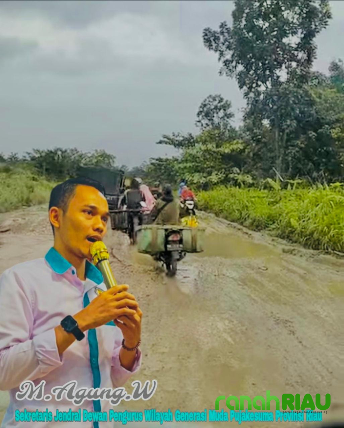 Sekjen GM Pujakesuma Riau Kritik Pemerintah Provinsi terkait Jalan Rusak dan Berlubang